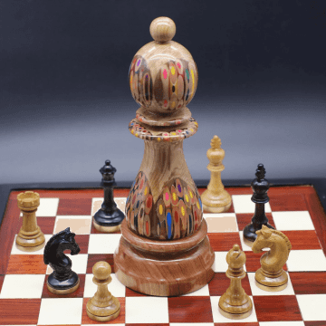 Giant Ornamental Bishop - Deluxe Serial of Chess Piece for Decor