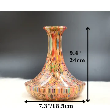 Handmade Dried Flower Bud Vase – Resin Color-Pencil Vase for Ornaments – High Tower I