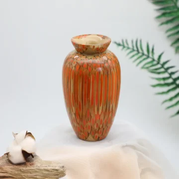 Handmade Multi-Colored Pencil Dry Flower Vase, Best Resin Art Decor for Ornaments