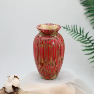 Handmade Multi-Colored Pencil Dry Flower Vase, Best Resin Art Decor for Ornaments